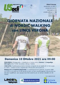 GIORNATA NAZIONALE di NORDIC WALKING con LINCE VERONA