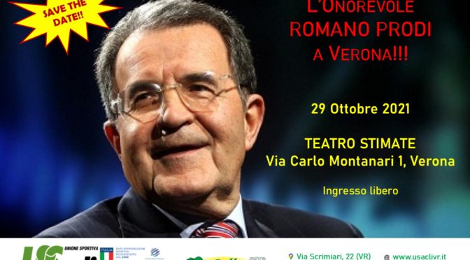L’onorevole Romano Prodi a Verona