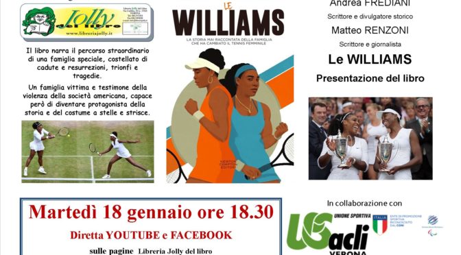 Presentazione del libro “Le Williams” – La Diretta su youtube